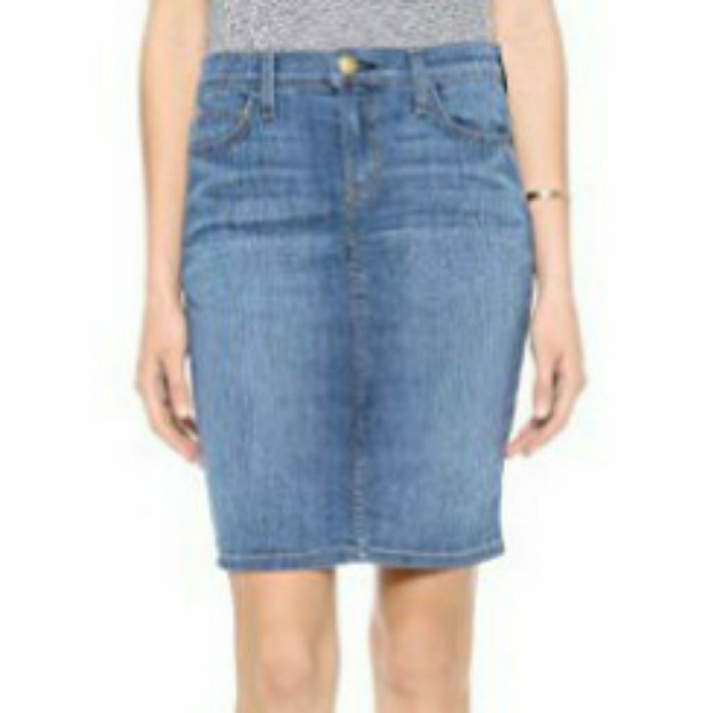 Current/Elliot Stiletto Denim Pencil Skirt
